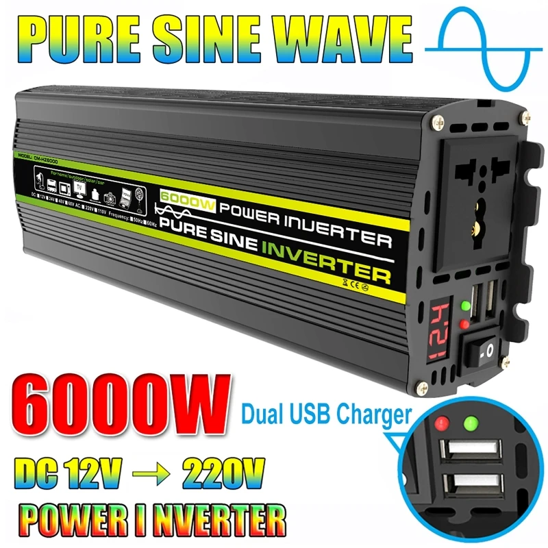 6000 W DC12/24 V zu AC 220 V R – Ac Outdoor Power Bewertung und Preis